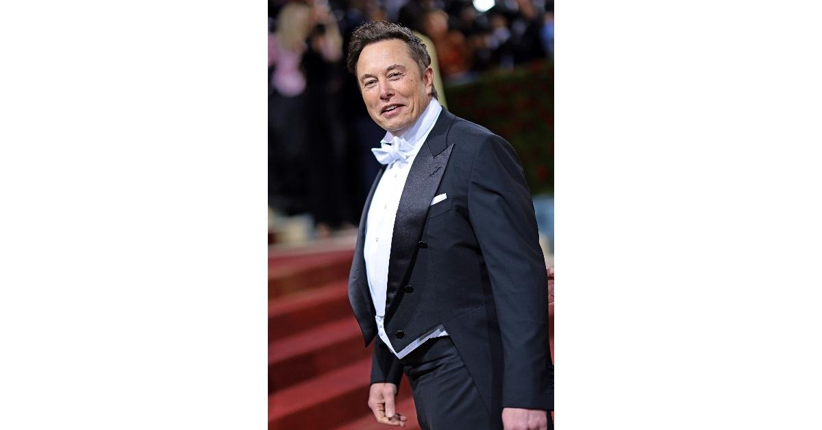 Elon Musk at 2022 Met Gala