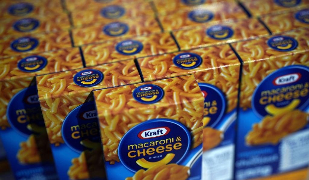 Kraft mac and cheese boxes