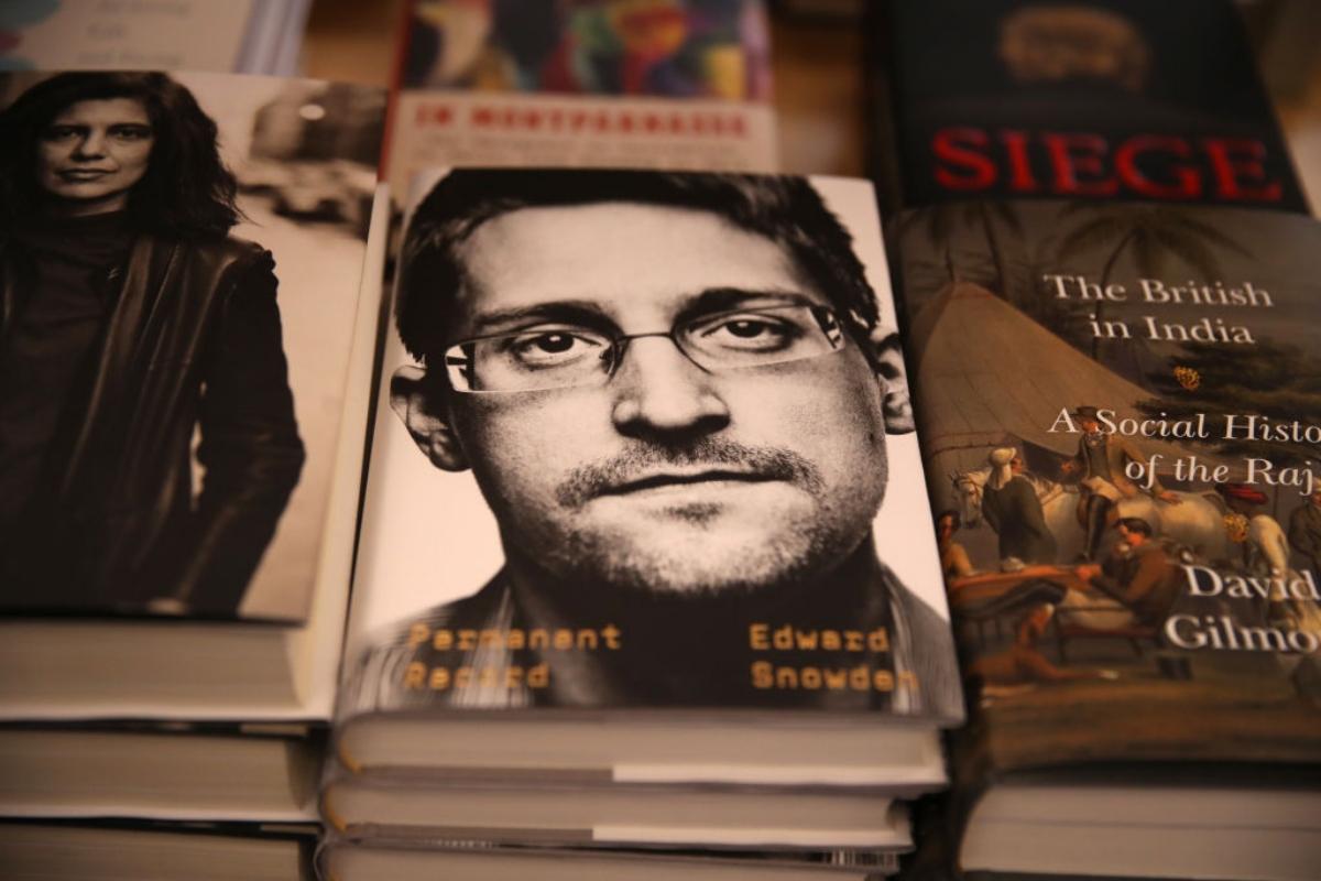 A copy of Edward Snowden's book