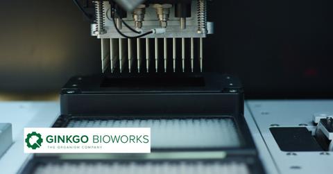 Ginkgo Bioworks machine and logo