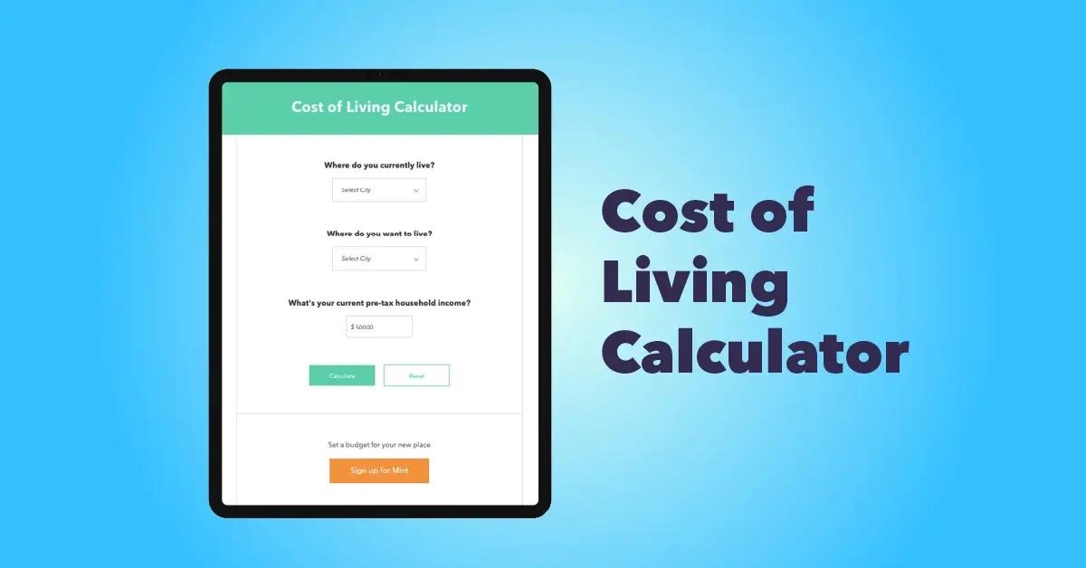 Intuit Mint's cost of living calculator.