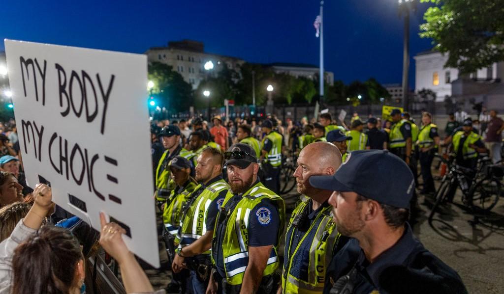 Protest after Roe v. Wade was overturned