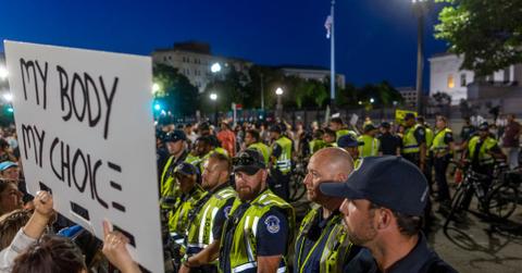Protest after Roe v. Wade was overturned