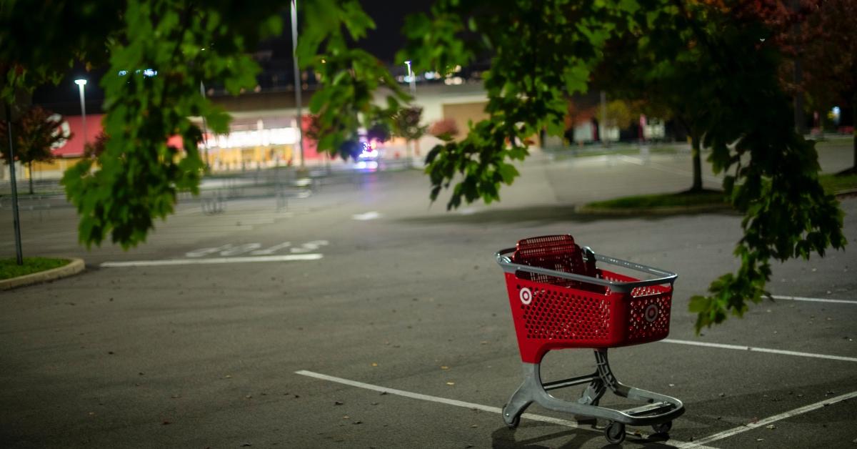 desolate Target parking lot