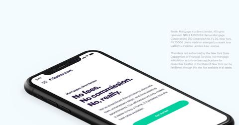 Better.com on a smartphone