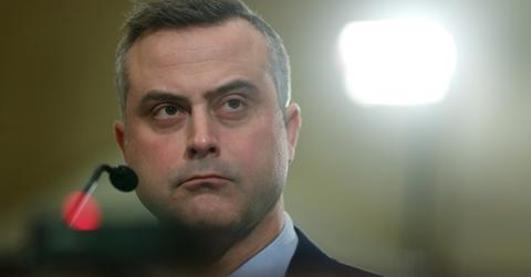 John Poulos testifies before the House Administration Committee Jan. 9, 2020