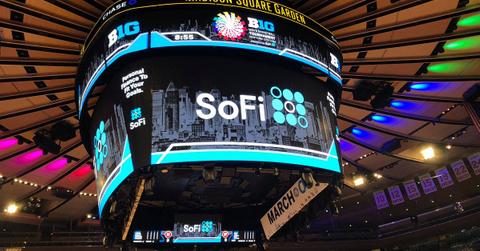 SoFi Logo on screen