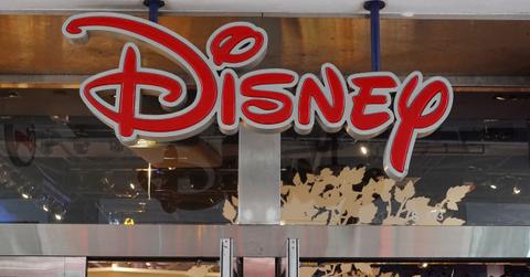 A Disney store sign