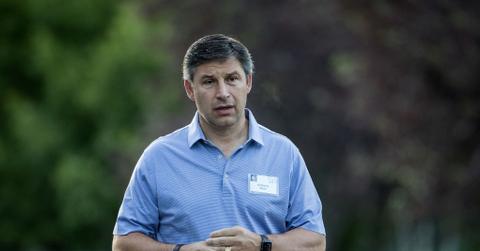 Anthony Noto walking outside