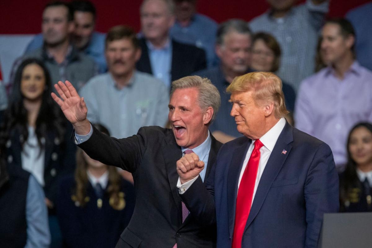 McCarthy has long supported former President Trump and his goals.