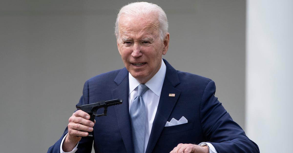 biden displays ghost gun kit