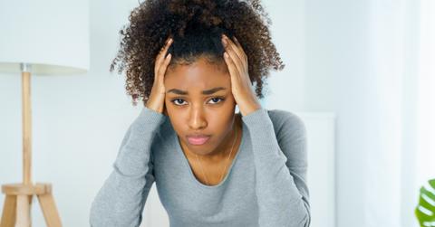 A student loan borrower looking frustrated