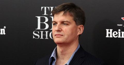 Michael Burry at the premiere for The Big Short
