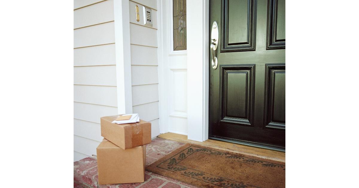 packages left in front of home