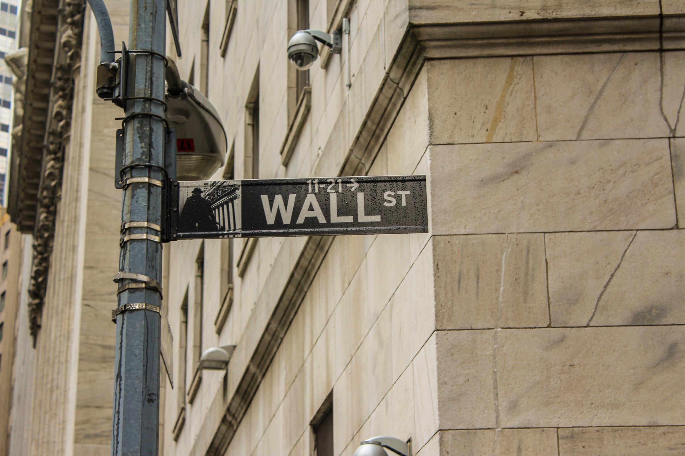 Wall Street sign