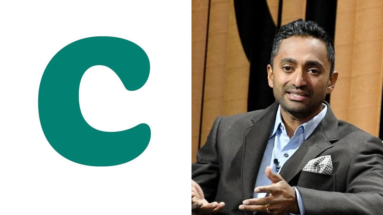 Clover Health logo and Chamath Palihapitiya