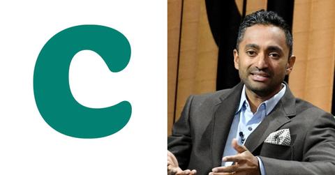 Clover Health logo and Chamath Palihapitiya