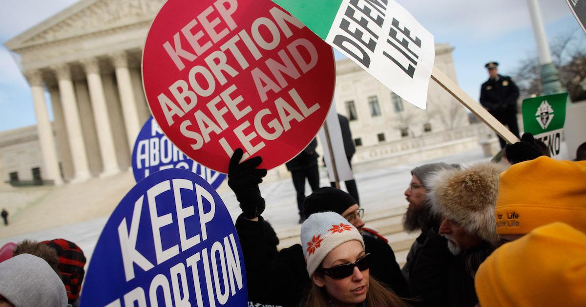 Pro- and anti-abortion rights activists clash in Washington, D.C.