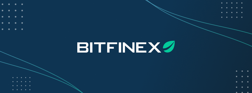 Bitfinex logo on blue background