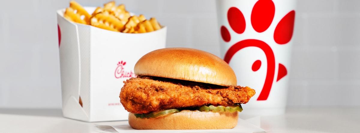 A Chick-fil-A combo meal