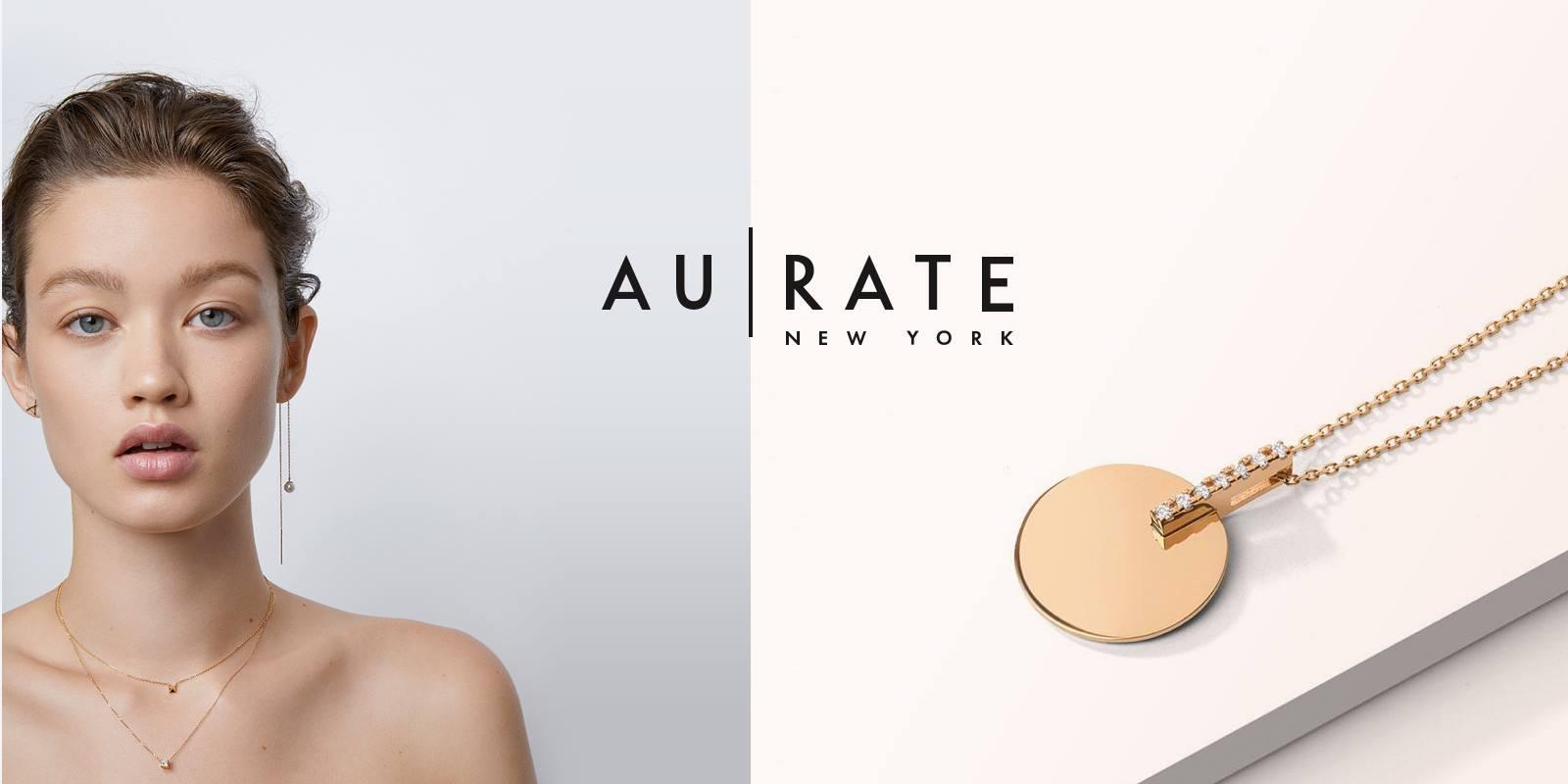 An advertisement for AuRate New York