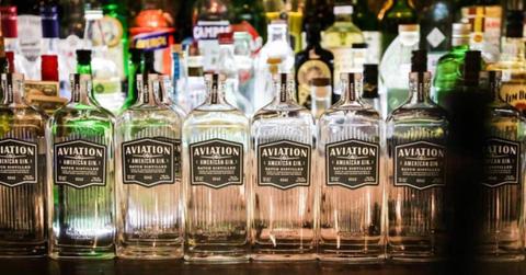Bottles of Aviation Gin