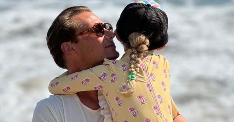 Kris Hamburger with his daughter