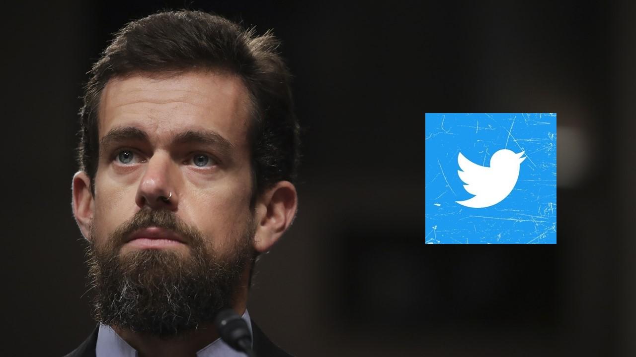 Jack Dorsey and Twitter logo