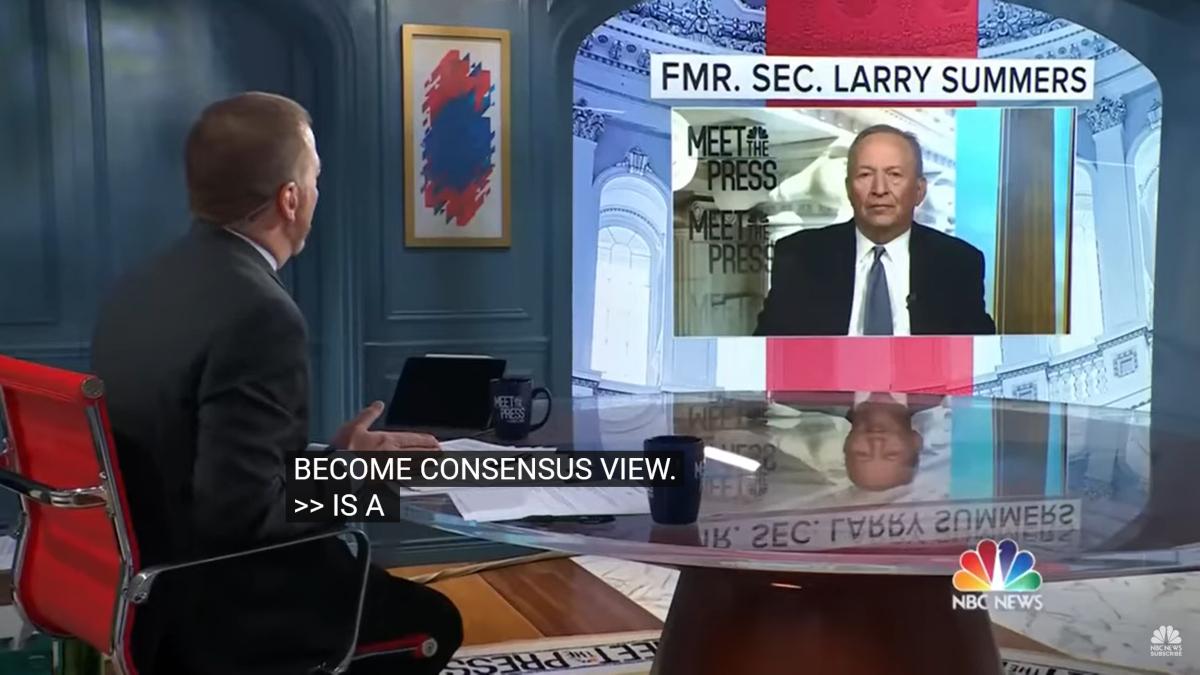 former treasuy secretary larry summers