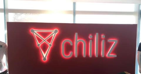Chiliz sign in the office