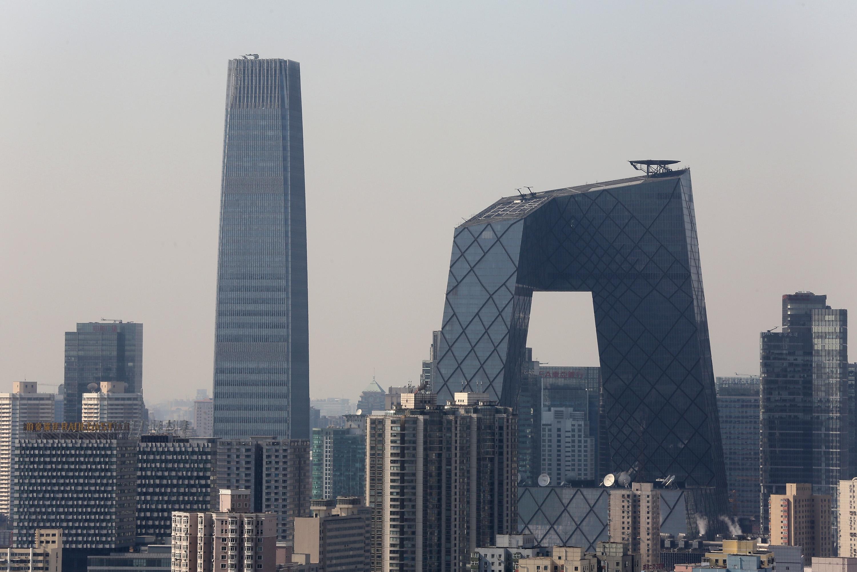 Skyline in Beijing, China