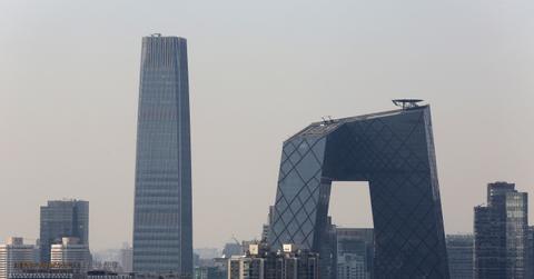 Skyline in Beijing, China
