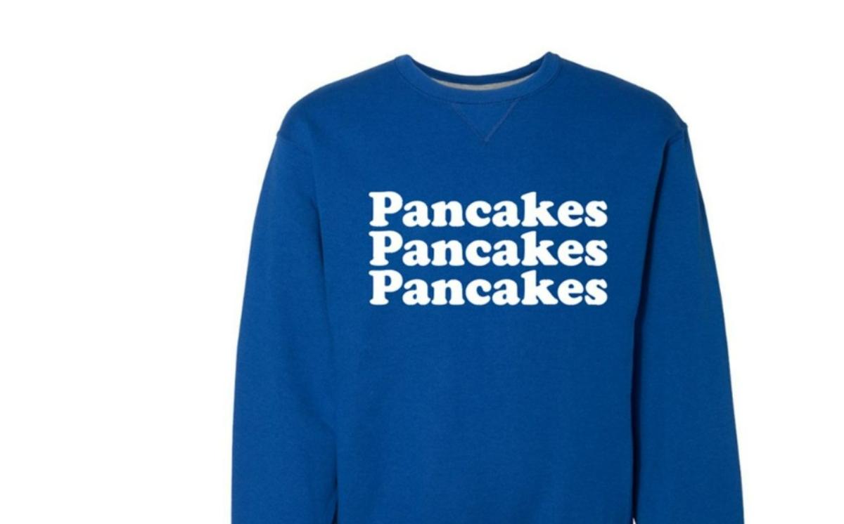 IHOP blue pancake sweatshirt 