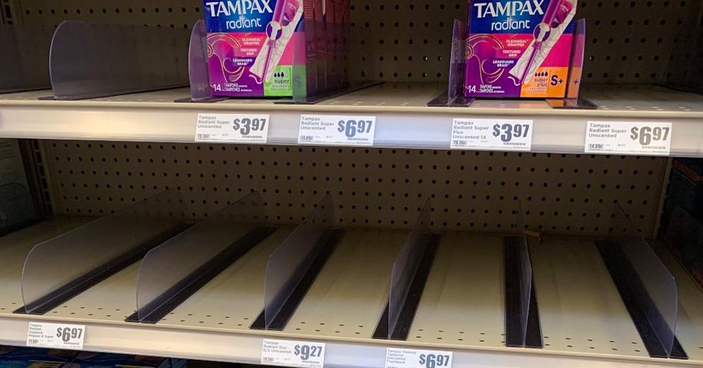 Why's There a Tampon Shortage? What's Being Done About It?