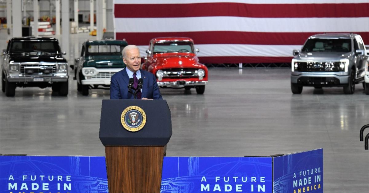 President Biden at Ford F-150 launch