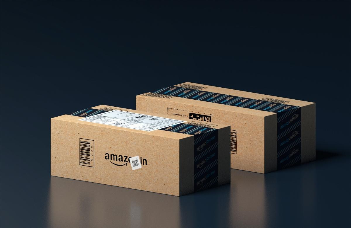 Two Amazon packages