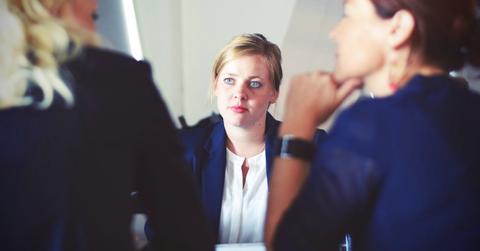 woman in job interview