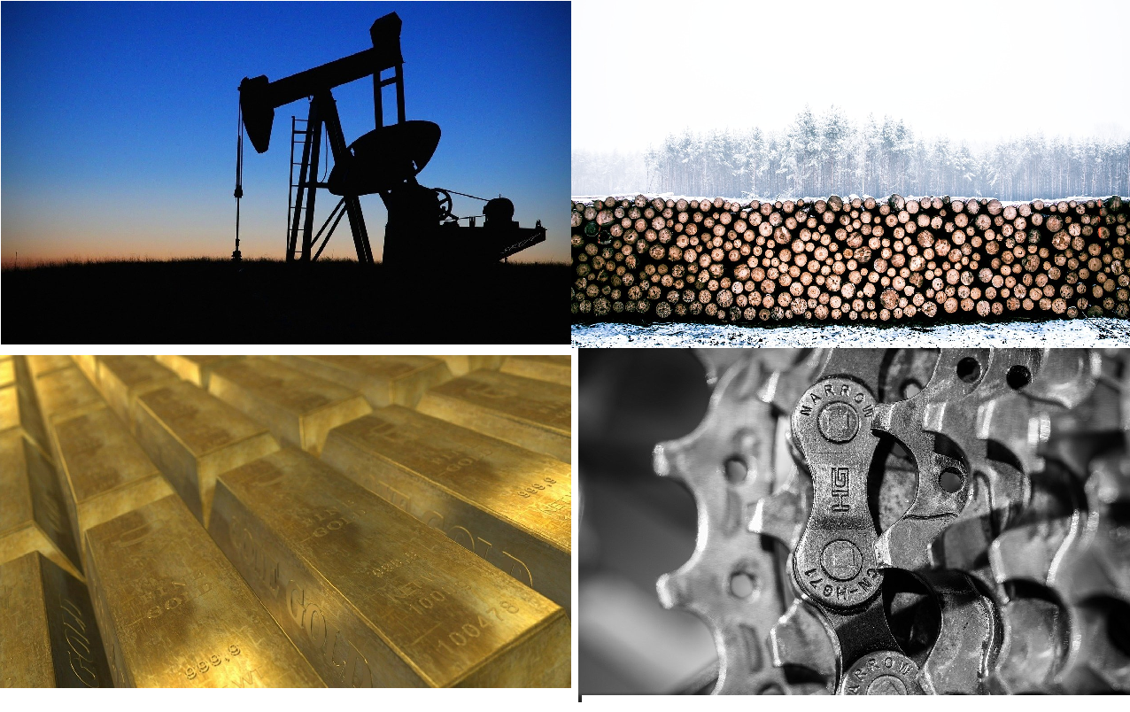 A selection of commodities