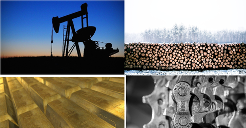 A selection of commodities