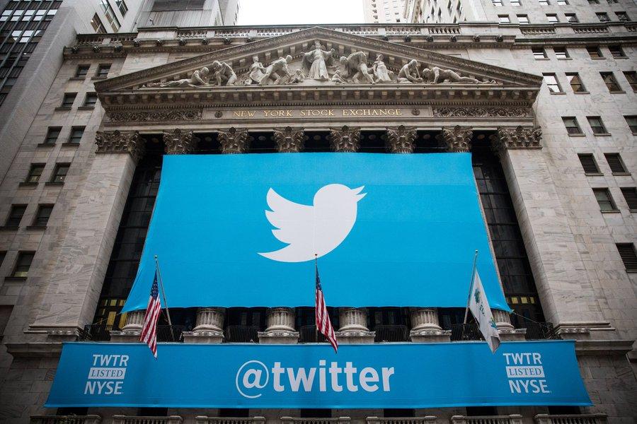 twitter banner at nyse