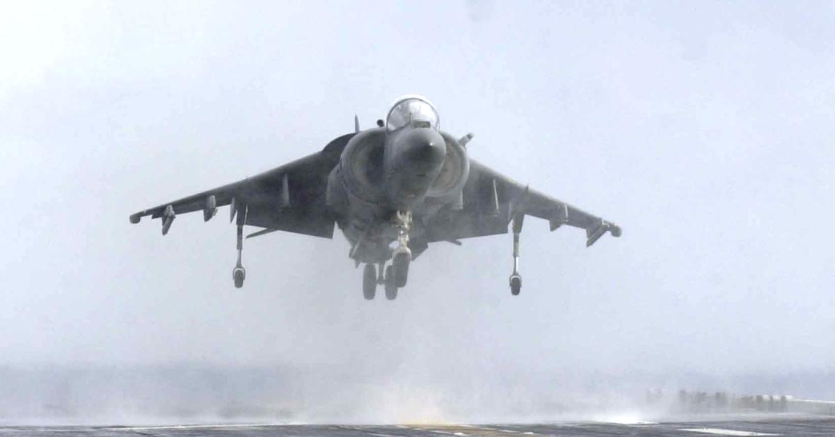 A Harrier jet