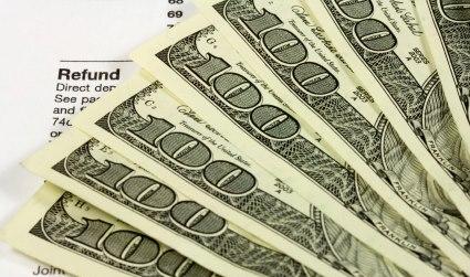 Refund amount in dollars