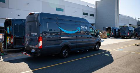 Amazon delivery van