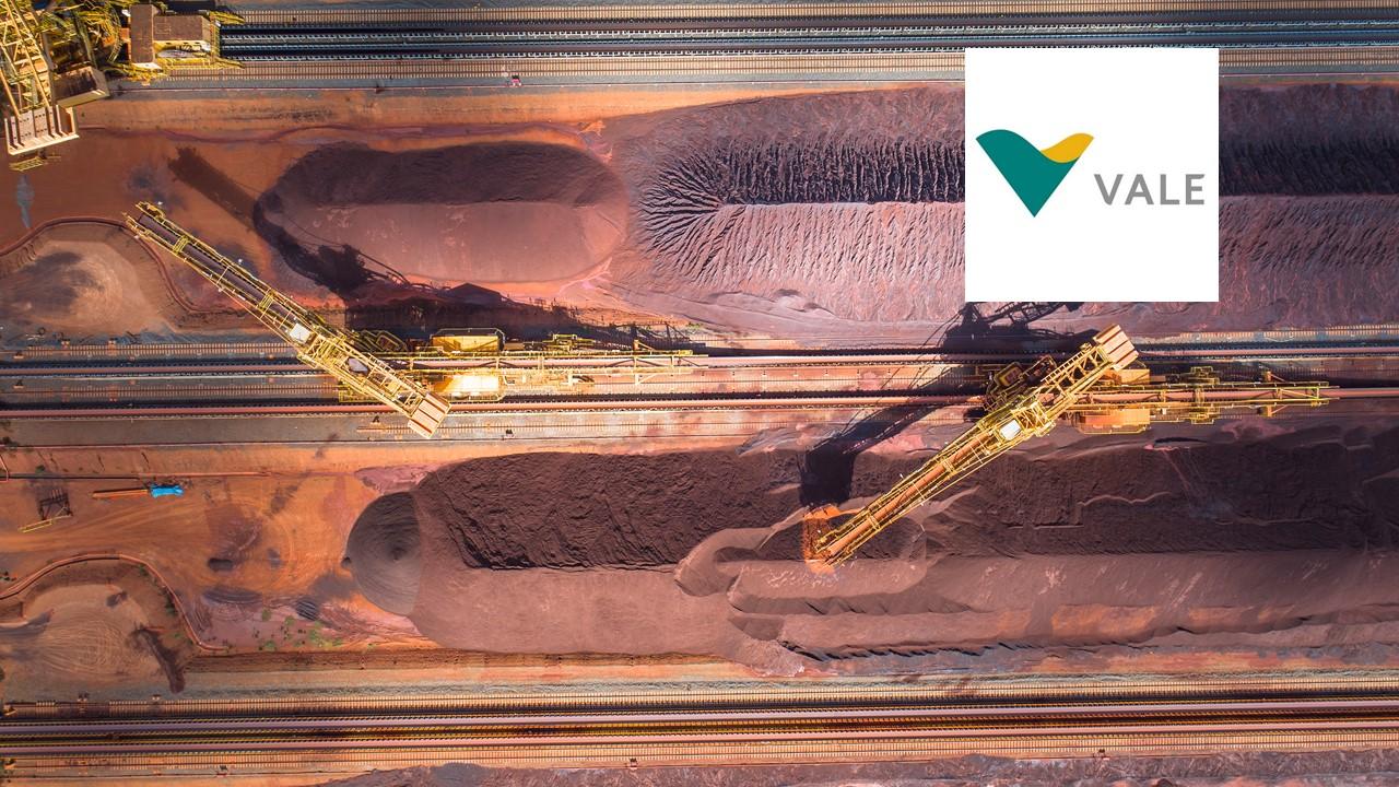 Vale logo over mining site