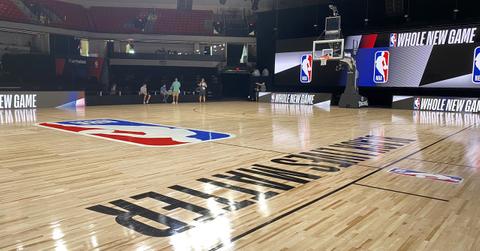 NBA court