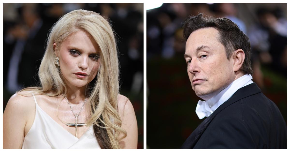 Sky Ferreira and Elon Musk at the Met Gala