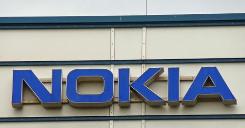 A Nokia sign on a building