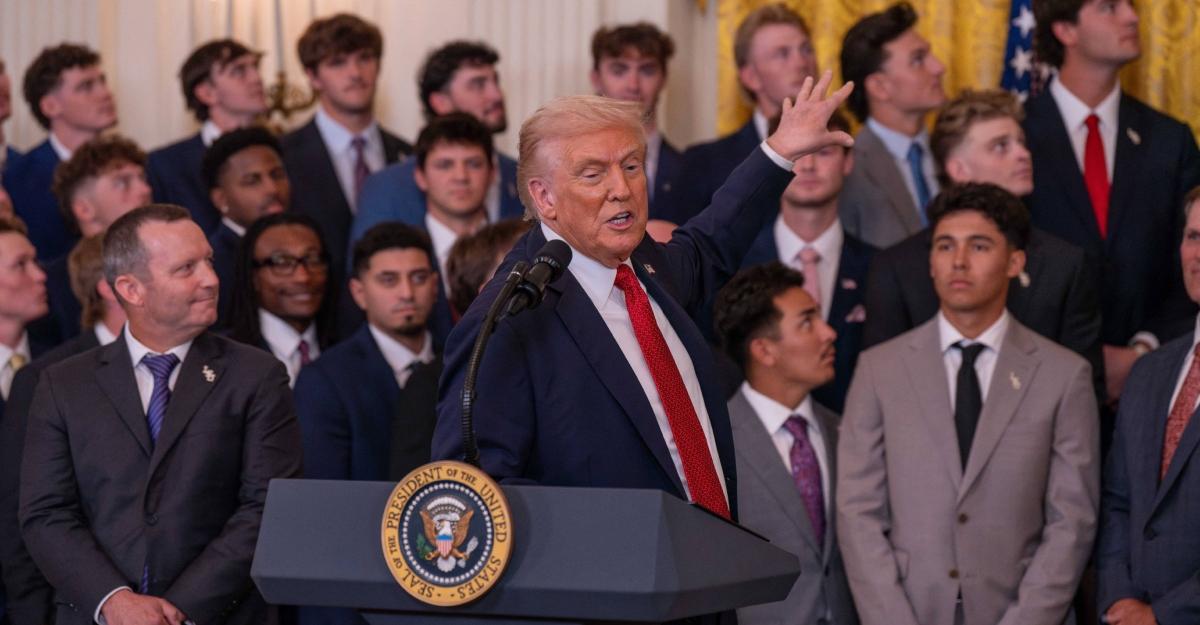 Trump speaks to Louisiana baseball champs