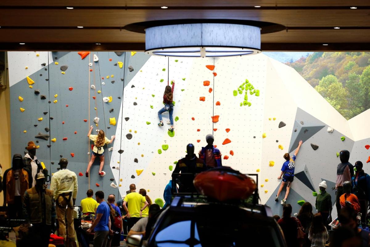 public lands climbing wall