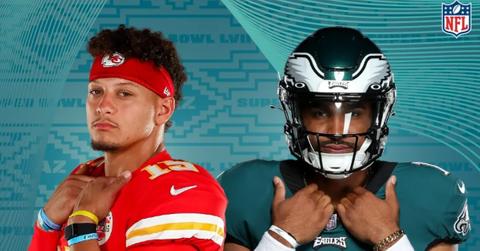 Patrick Mahomes and Jalen Hurt